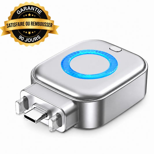 Adaptateur qui débranche automatiquement vos appareils à 100 % de charge.